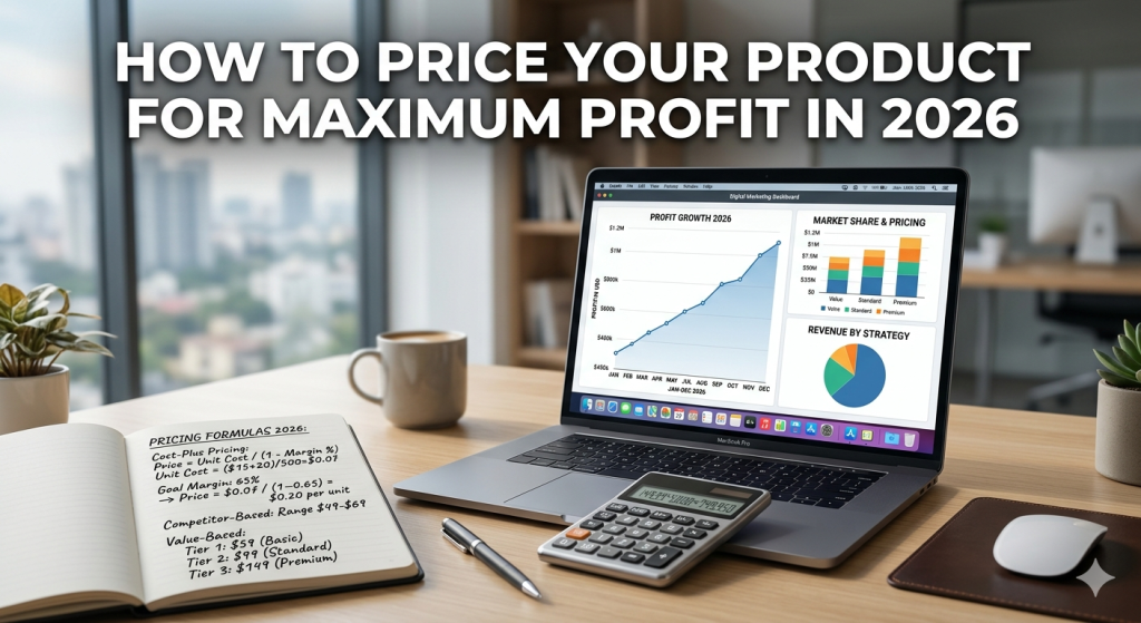 How to Price Your Product for Maximum Profit in 2026
