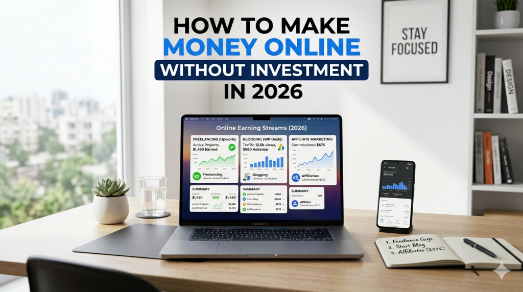 How to Make Money Online Without Investment in 2026